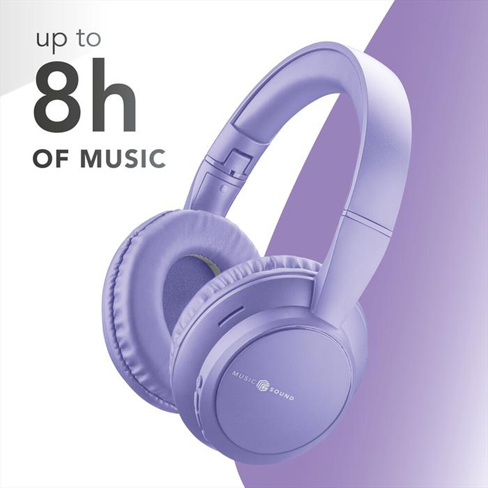 Immagine del prodotto MUSIC SOUND - Cuffie a padiglione chiuso BOOST-Purple