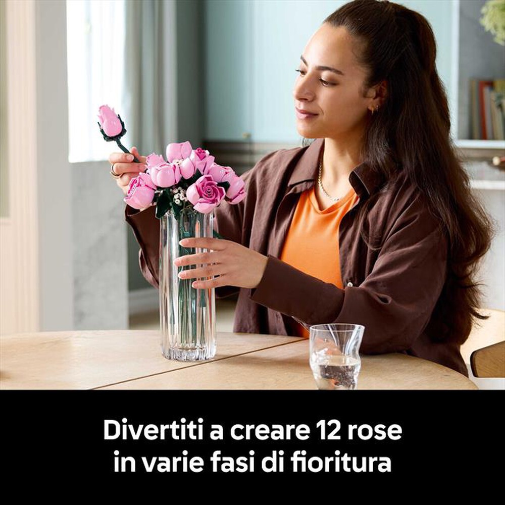 Immagine del prodotto LEGO - BOTANICALS Bouquet di rose rosa 10374