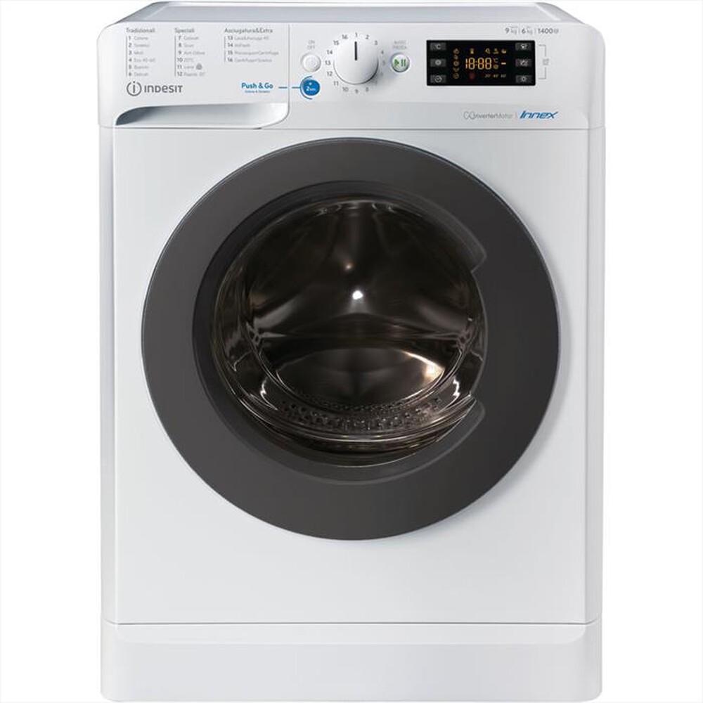 "INDESIT - Lavasciuga BDE 961483X WK IT N 9/6 Kg Classe D"