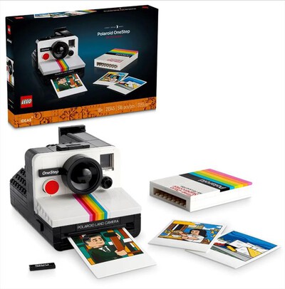 LEGO - IDEAS Fotocamera Polaroid OneStep SX-70 - 21345-Multicolore