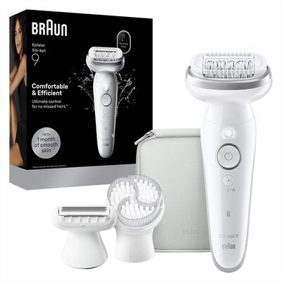 BRAUN - Epilatore Wet & Dry LEGEPIL SES9-061 BOX MN-ARGENTO