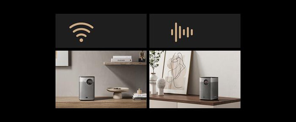 Immagine del prodotto XGIMI - Videoproiettore portatile SMARTHALO + GTV-Grigio