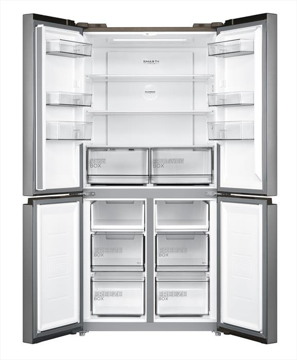 "MIDEA - Frigorifero 4 porte MDRF632FIE46 Classe E 474 lt-acciaio inox"