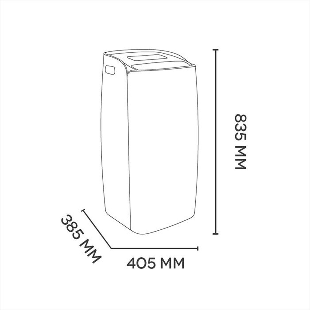 Immagine del prodotto ARGO - MAXIME PLUS Condizionatore portatile-BIANCO / AZZURRO