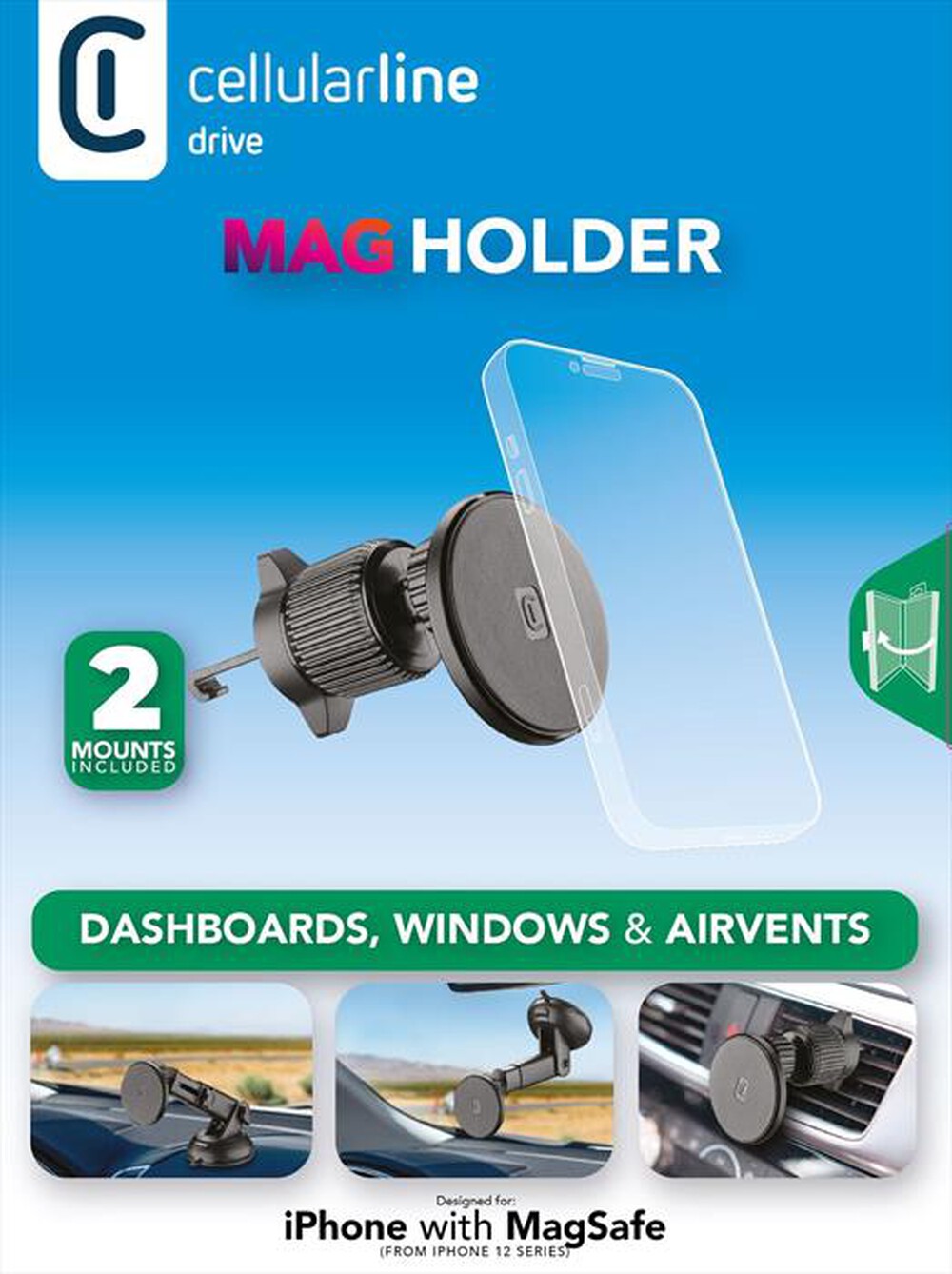 Immagine del prodotto CELLULARLINE - MAG HOLDER-Nero