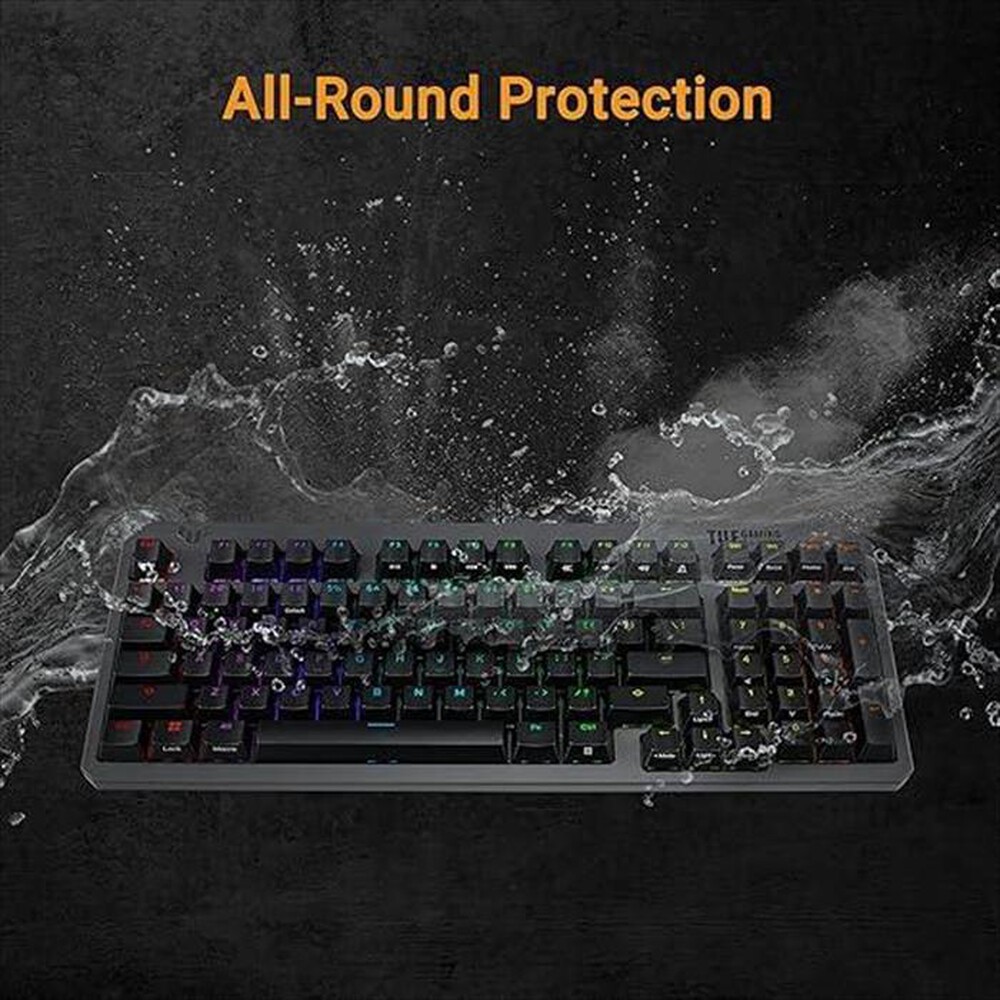 "ASUS - Tastiera RA07 TUF K3 GEN II/RD/IT/ABS-Nero"