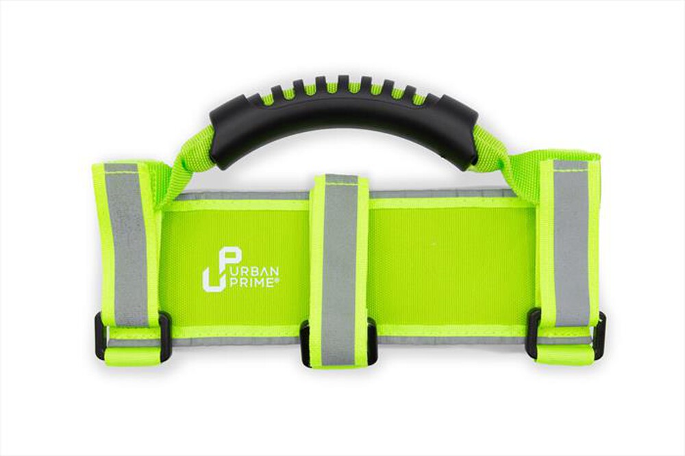 "URBAN PRIME - CARRY-HANDLE FOR E-SCOOTER LIME + REFLECTIVE BAND-Lime"