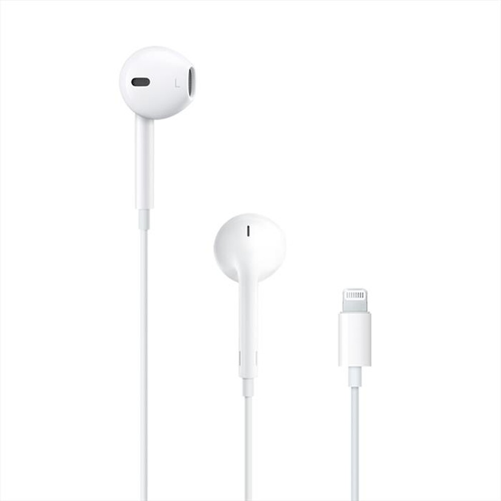 "APPLE - Auricolari EarPods con connettore Lightning-Bianco"