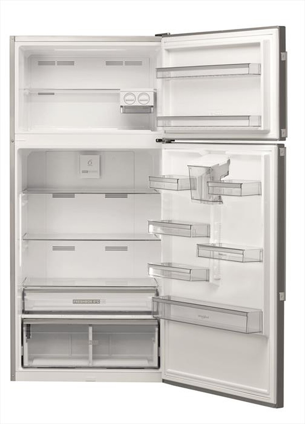 "WHIRLPOOL - Frigorifero 2 porte W84TE 72 X Classe E"