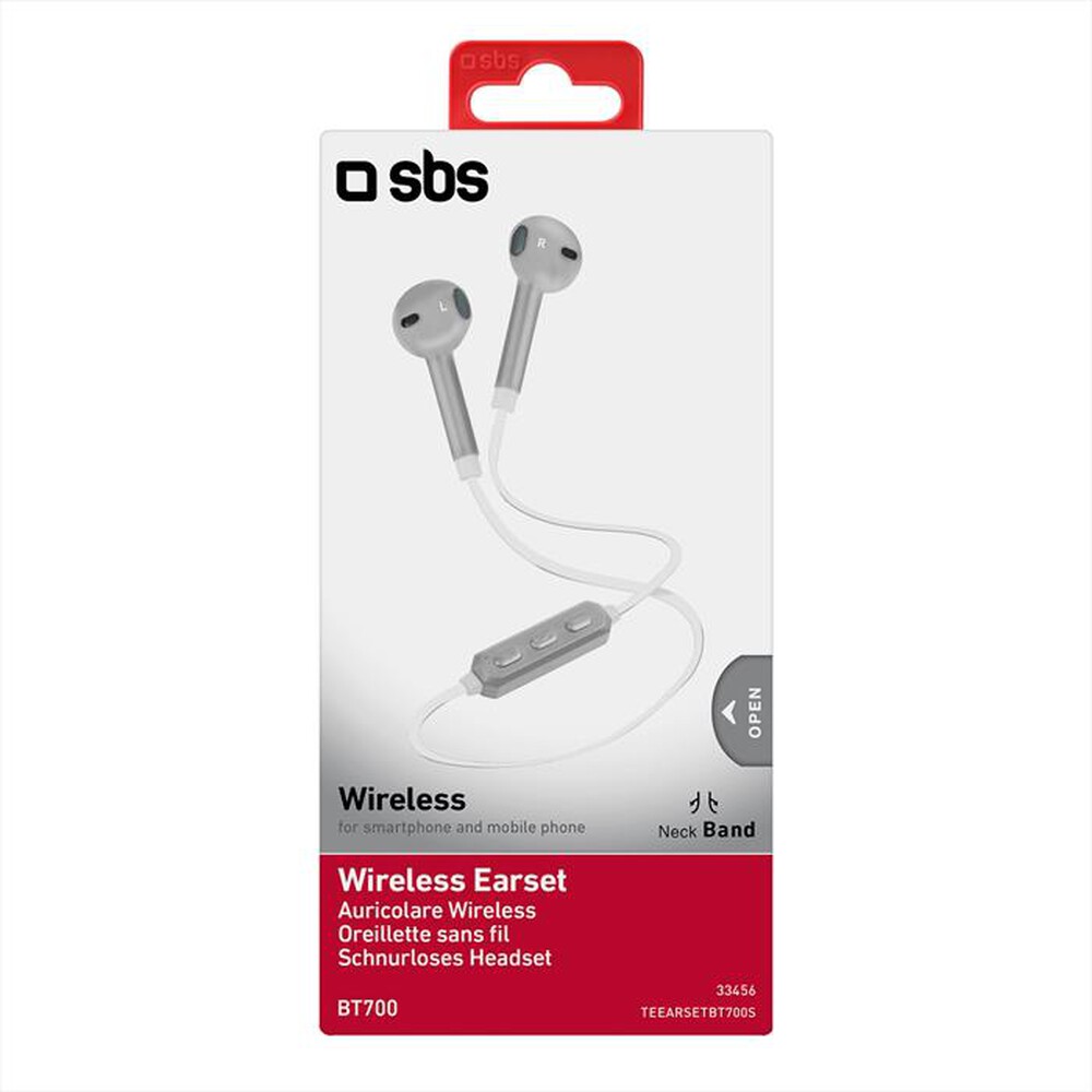 "SBS - TEEARSETBT700S-Argento"