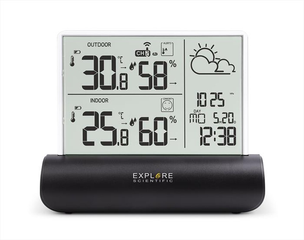 EXPLORE SCIENTIFIC - WSH4501 STAZIONE METEOROLOGICA-Black