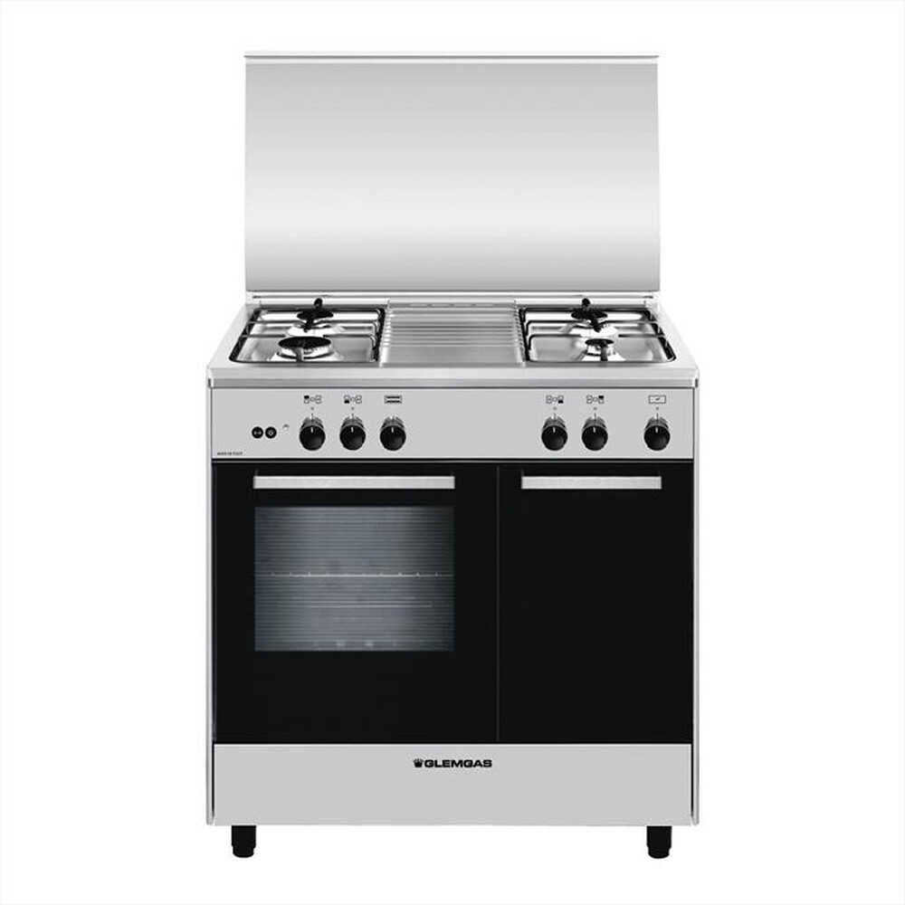 "GLEM GAS - Cucina a gas AR854GI Classe A-Inox"