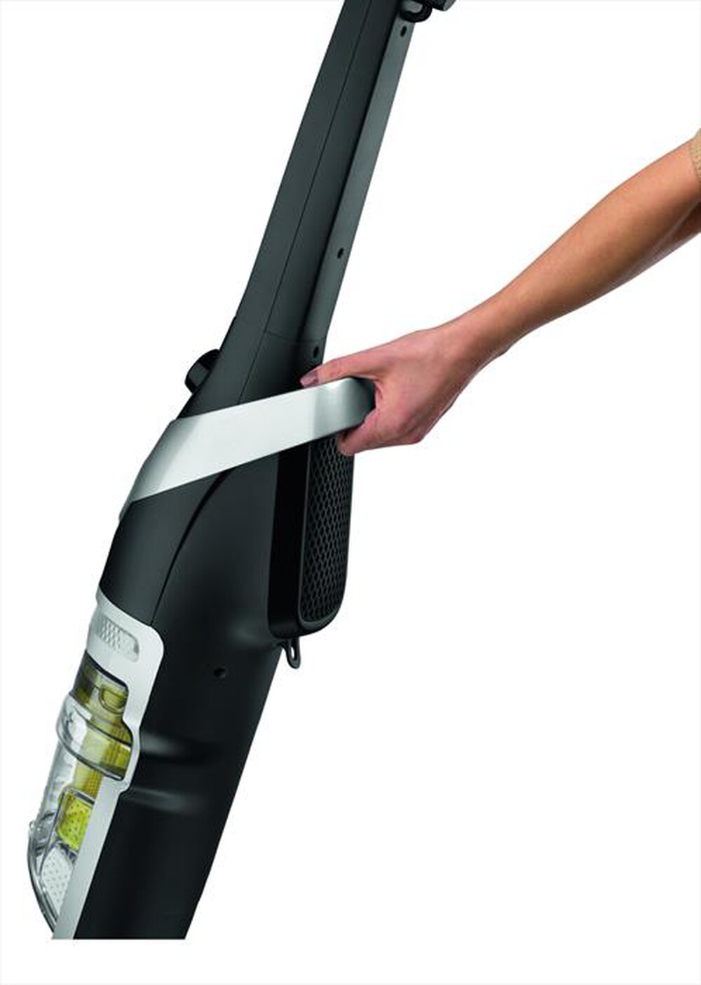 "ROWENTA - RH8155WA Powerline ExtremeCyclonic Scopa Elettrica-Nero & Argento/ Giallo"