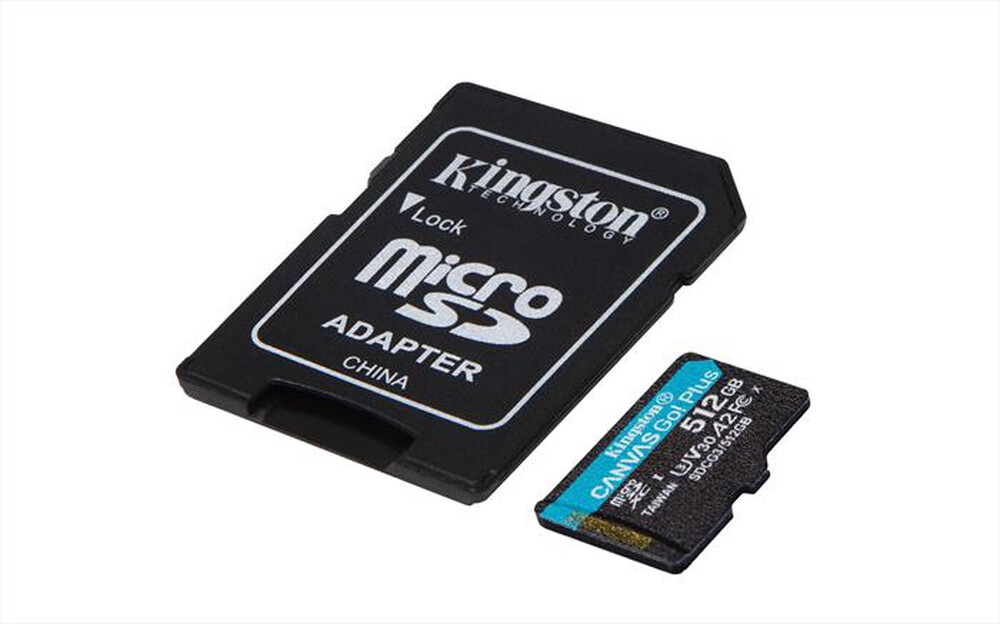 "KINGSTON - Supporto Micro SDXC 512 GB SDCG3/512GB-black"