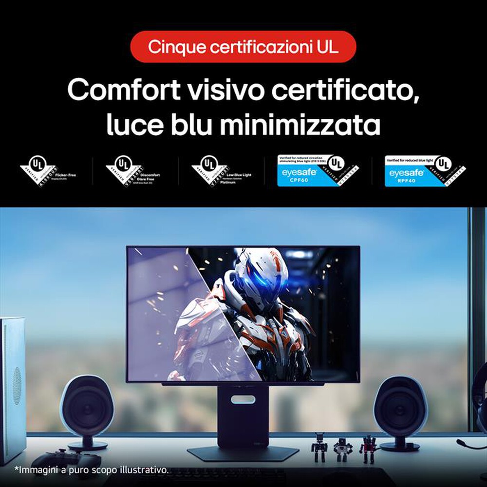 Immagine del prodotto LG - Monitor OLED 26,5" 27GX700A-B-Black