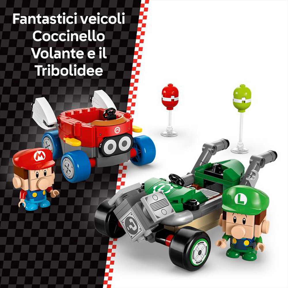 Immagine del prodotto LEGO - SUPER MARIO Mario Kart Baby Mario Baby Luigi 72034