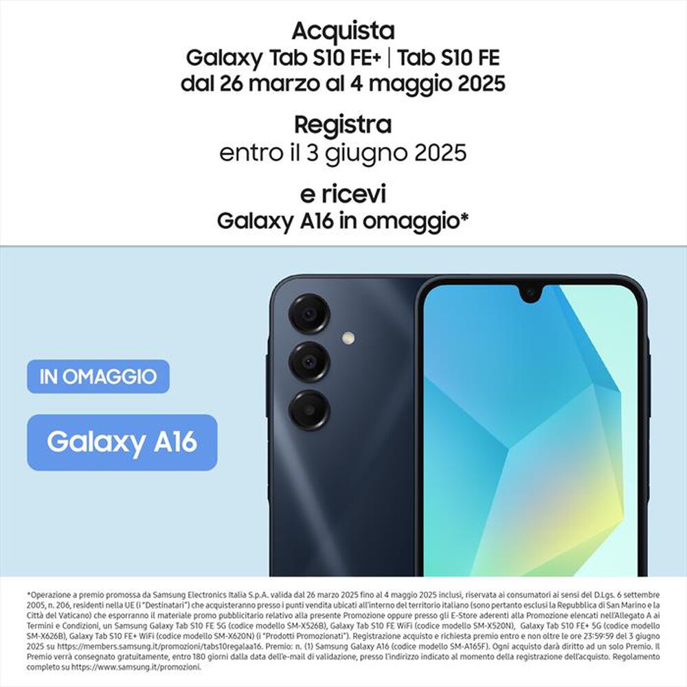 "SAMSUNG - Galaxy Tab S10 FE 8+128GB WiFi-Gray"