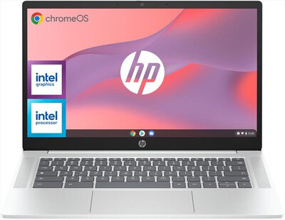 HP - CHROMEBOOK 14A-NF0016NL ChromeOS 14"-Argento ghiaccio