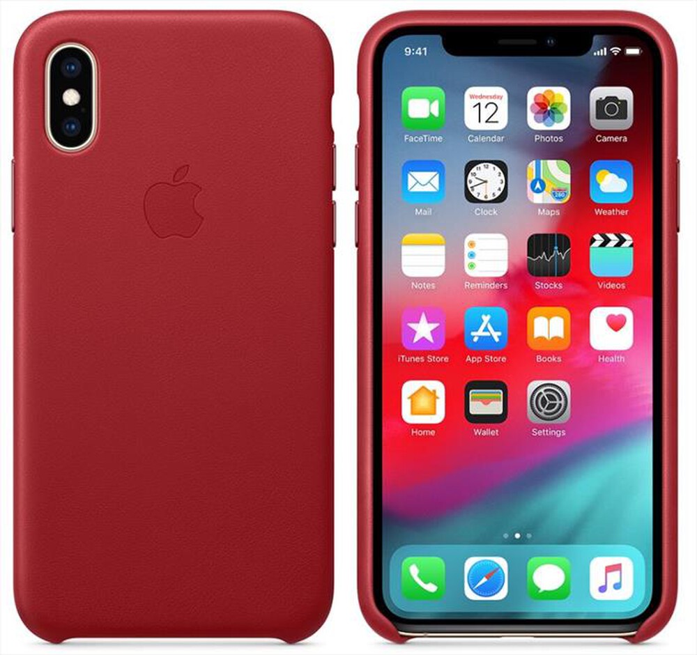 Immagine del prodotto APPLE - Custodia in pelle per iPhone XS MAX-(PRODUCT)RED