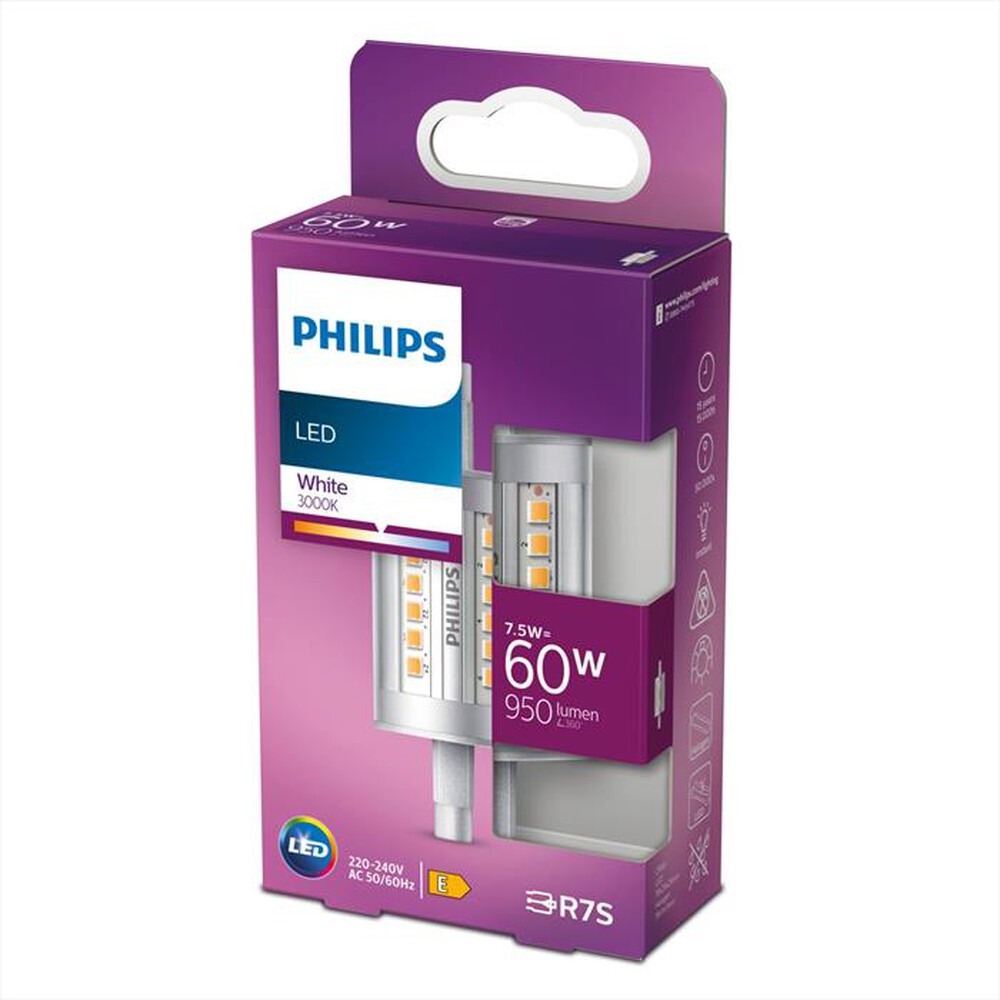 "PHILIPS - Lampada a LED CORTA R7S 60W"