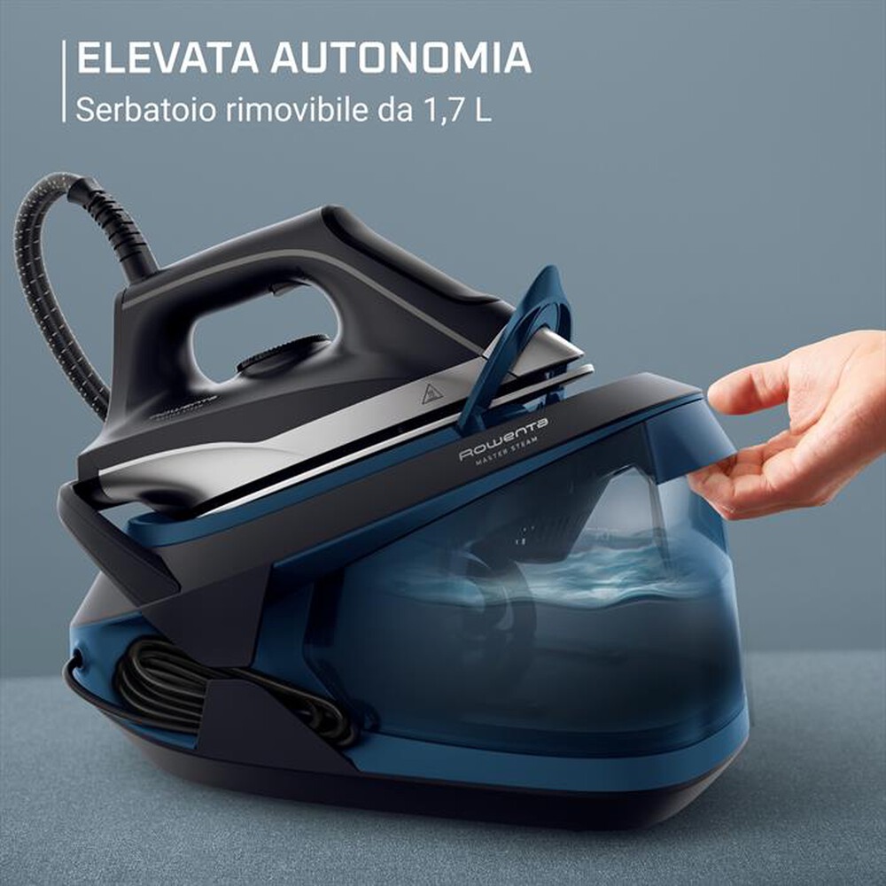 Immagine del prodotto ROWENTA - VR8322 Ferro da stiro a vapore-Nero & Blu Hip Jungle