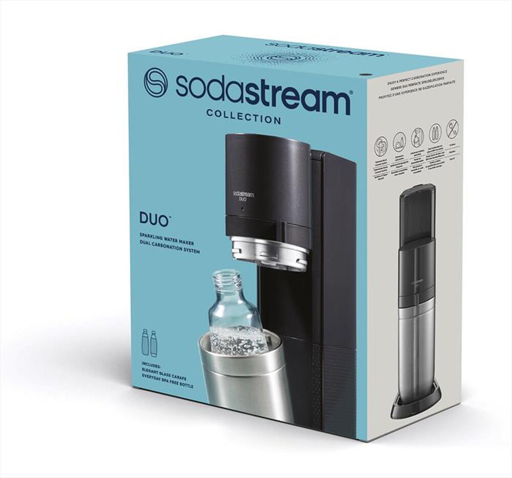 SODASTREAM - Duo black-Nero/Acciaio