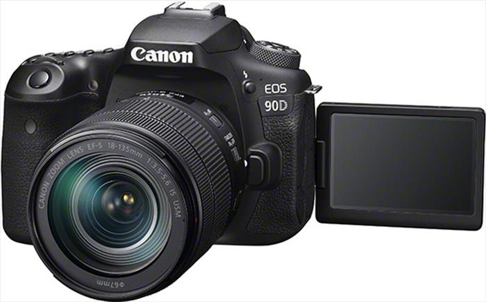 "CANON - EOS 90D + EF-S 18-135 MM F/3.5-5.6 IS USM-Black"