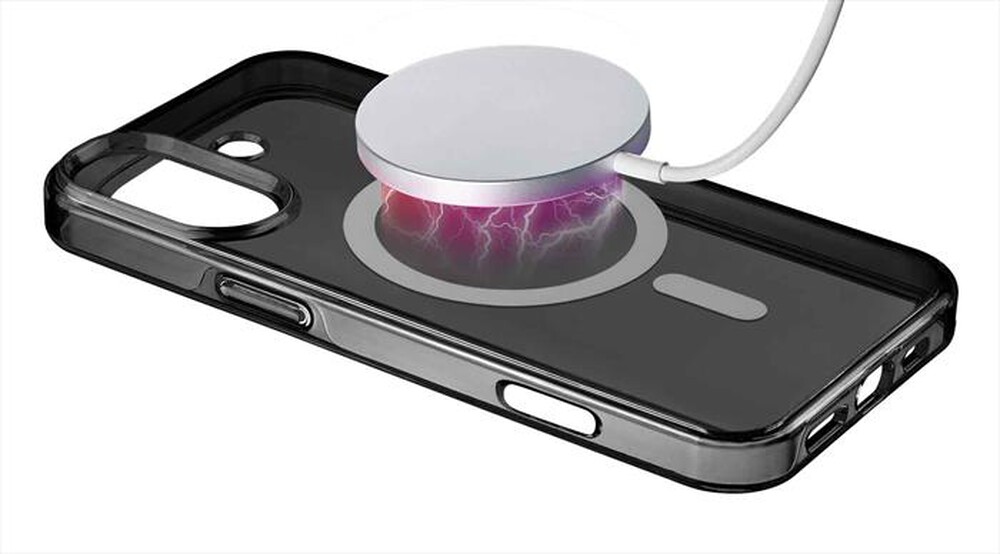 Immagine del prodotto CELLULARLINE - Cover case GLOSS MAG per iPhone 16-Black