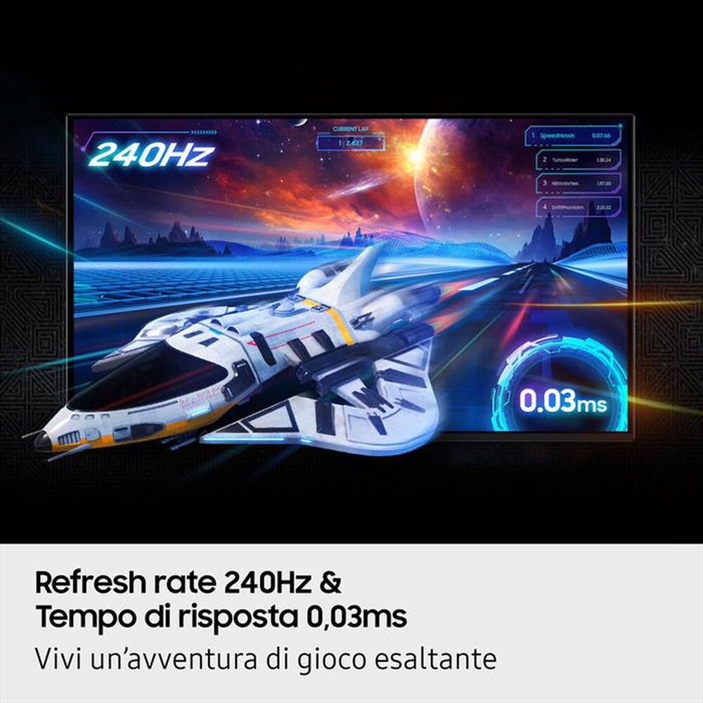 Immagine del prodotto SAMSUNG - MONITOR GAMING ODYSSEY OLED G8 - G81SF DA 27'' UHD-Silver