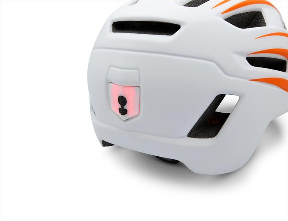 "URBAN PRIME - Casco ENERGY - L-Bianco e arancione"