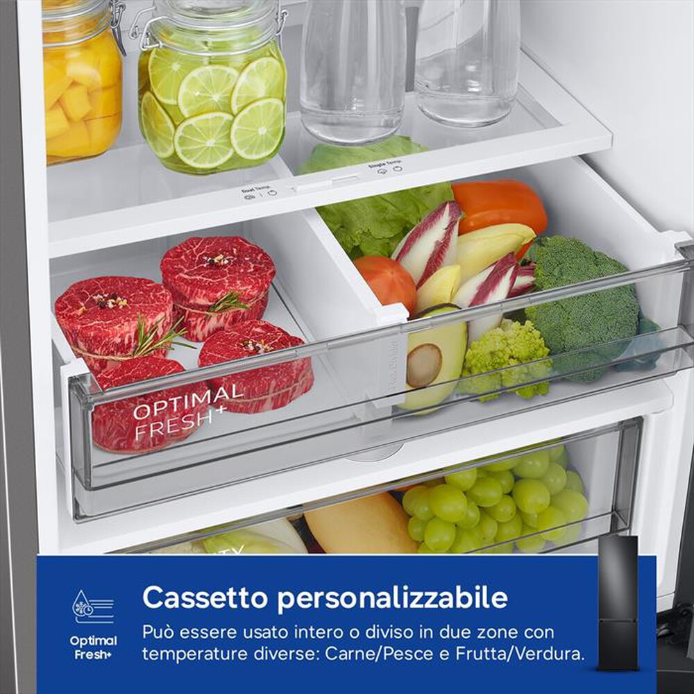 Immagine del prodotto SAMSUNG - Frigorifero combinato RB38C7B6AB1/EF BESPOKE 387l-ANTHRACITE