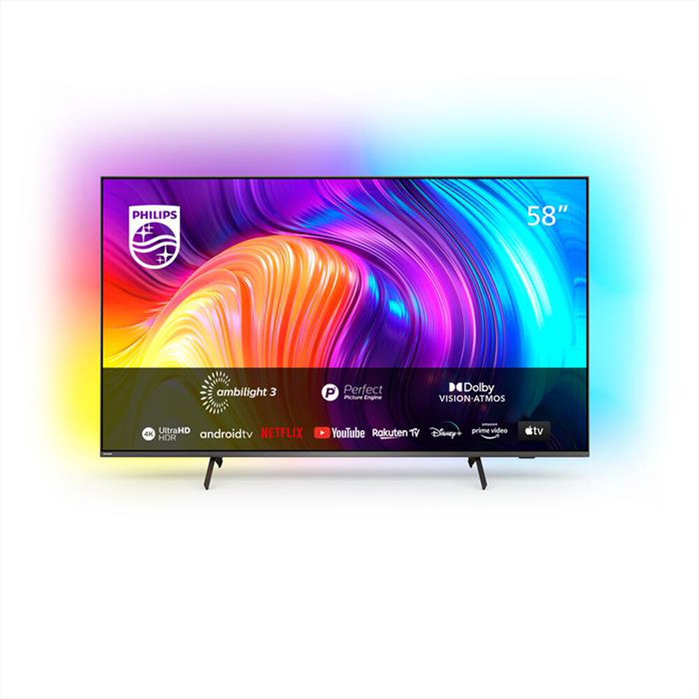"PHILIPS - Ambilight Smart TV LED UHD 4K 58\" 58PUS8517/12-Antracite"