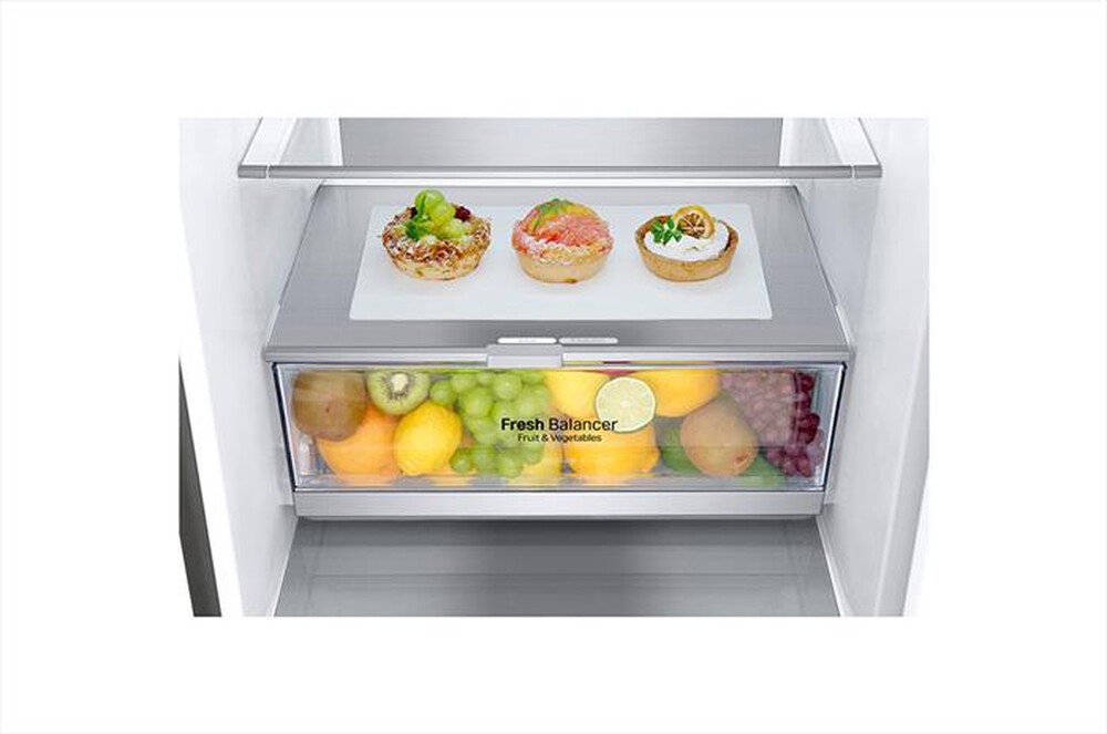 "LG - Frigorifero combinato GBB72PZVCN1 Classe C 384L-Inox"