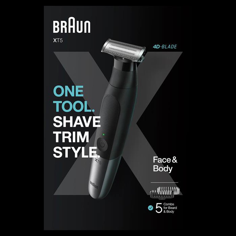 "BRAUN - XT5100-NERO/GRIGIO METALLIZZATO"