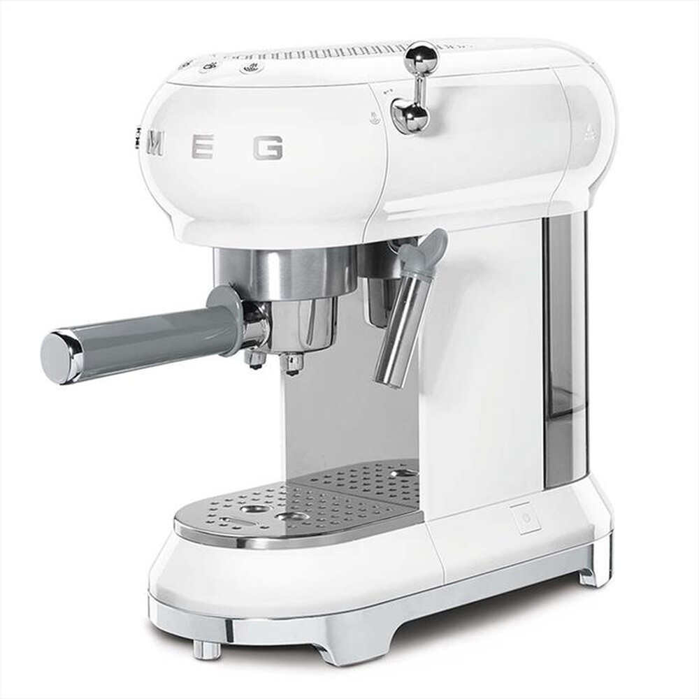 "SMEG - Macchina da Caffè Manuale 50's Style – ECF01WHEU-bianco"
