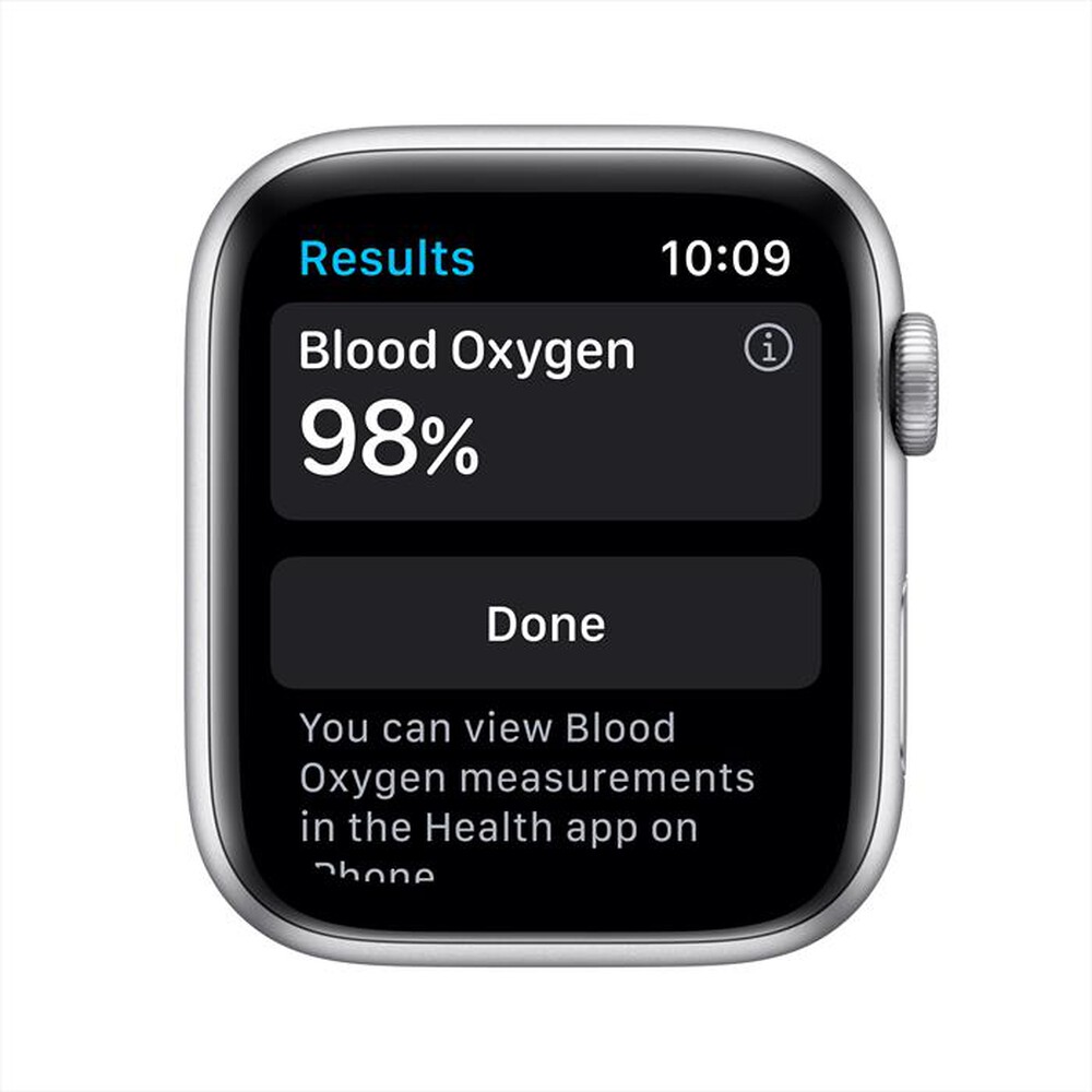 "APPLE - Watch Series 6 GPS+Cellular 44mm All Silver-Cinturino Sport Bianco"