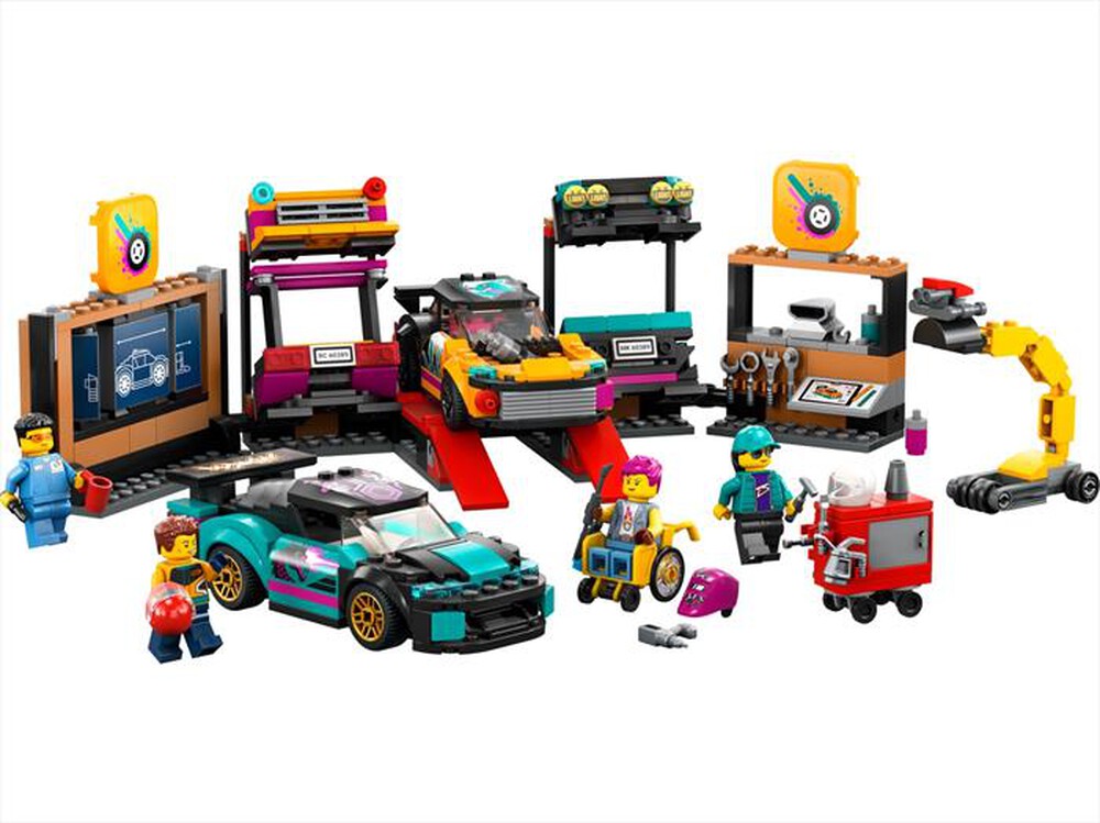 "LEGO - CITY GARAGE AUTO PERSONALIZZATO - 60389-Multicolore"