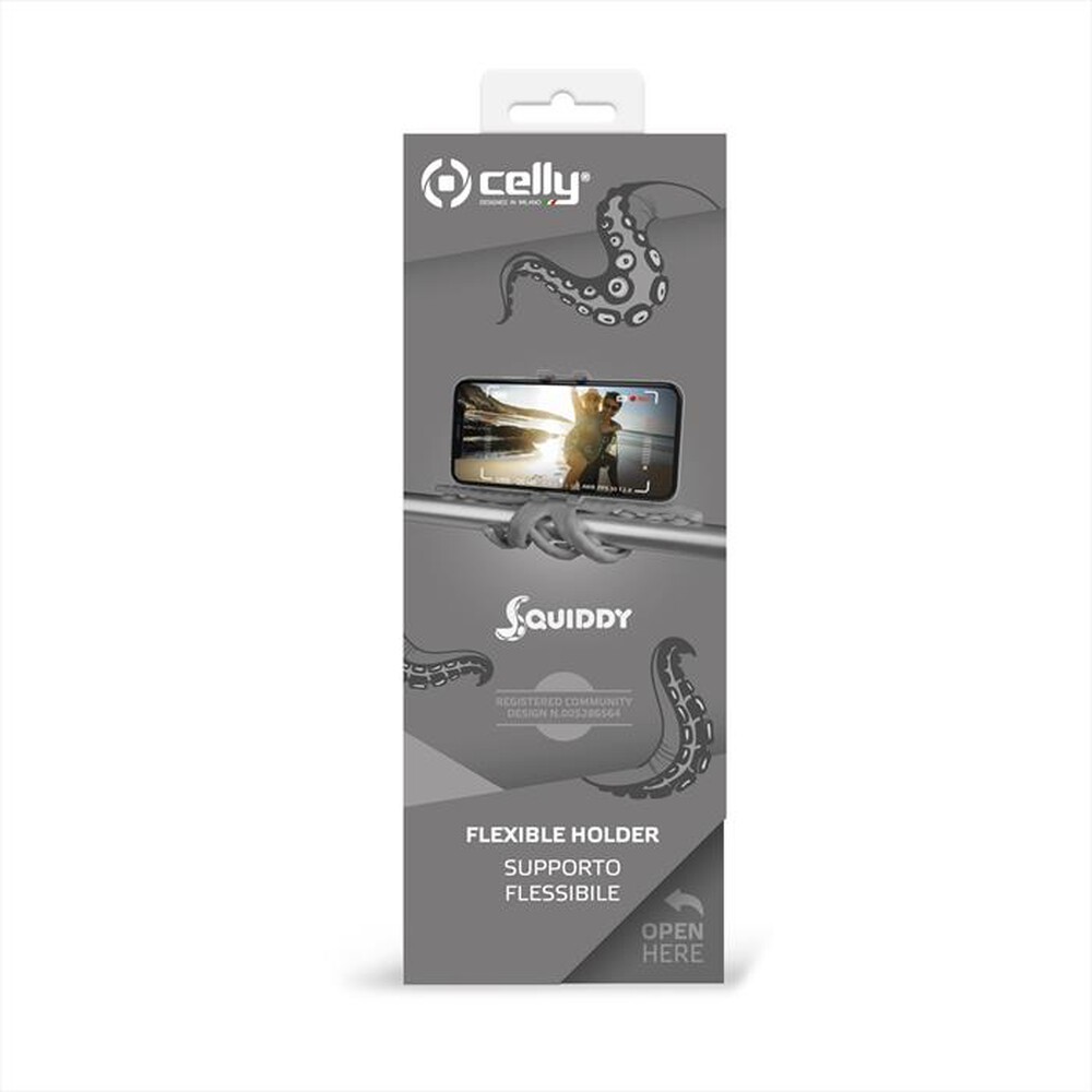 "CELLY - SQUIDDYGR-Grigio/Silicone"