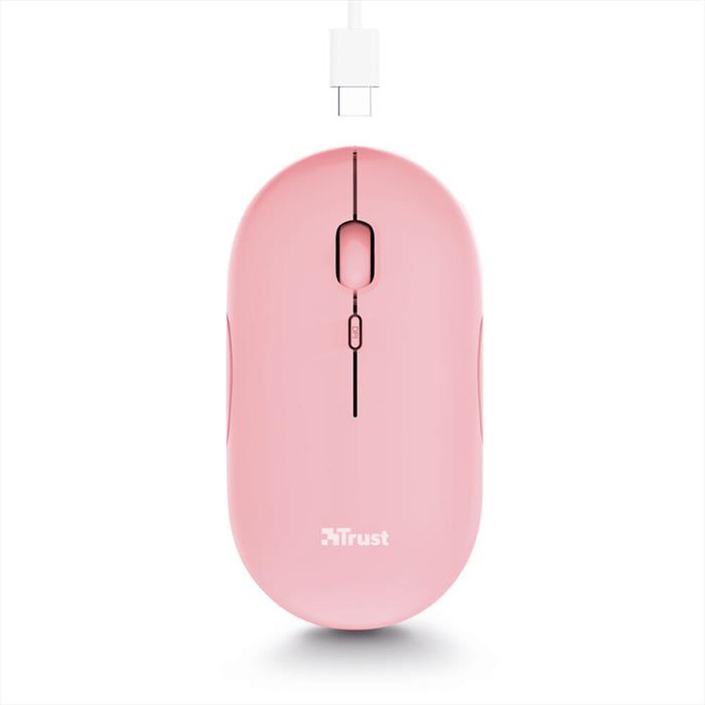 "TRUST - PUCK WIRELESS MOUSE PINK-Pink"