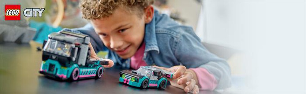 Immagine del prodotto LEGO - CITY Auto da corsa e trasportatore 60406