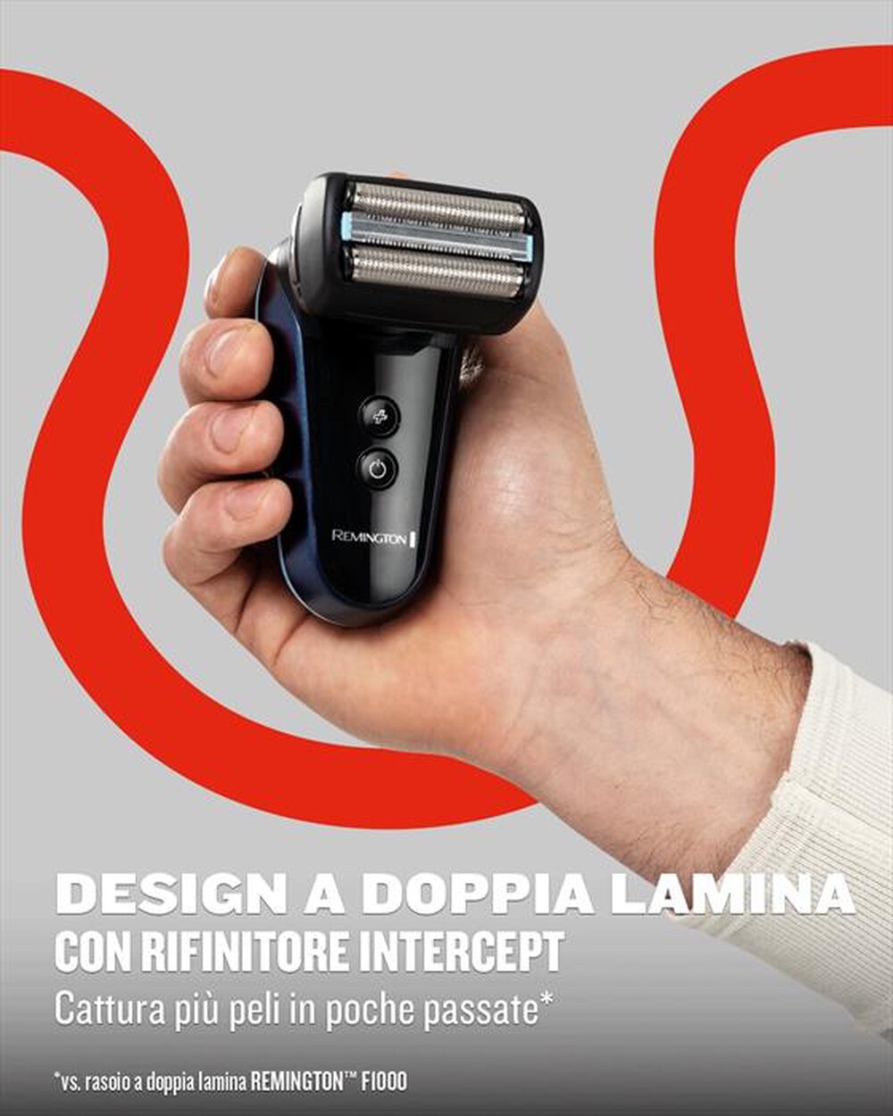 Immagine del prodotto REMINGTON - BALDER Head & Face Rasoio Testa e Viso XF8000-Nero/Blu