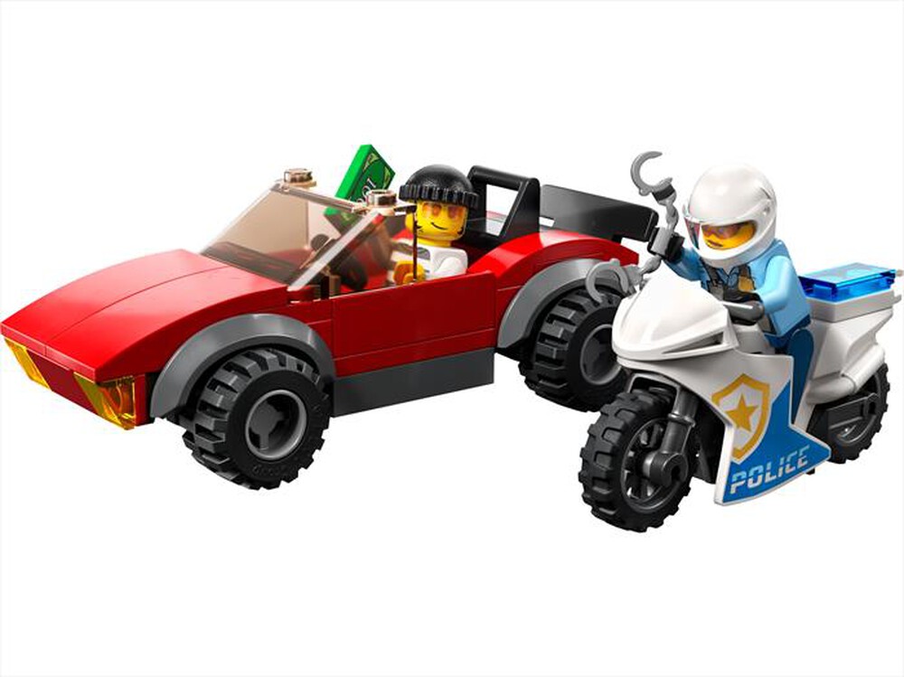 Immagine del prodotto LEGO - CITY INSEGUIMENTO SULLA MOTO DELLA POLIZIA - 60392-Multicolore