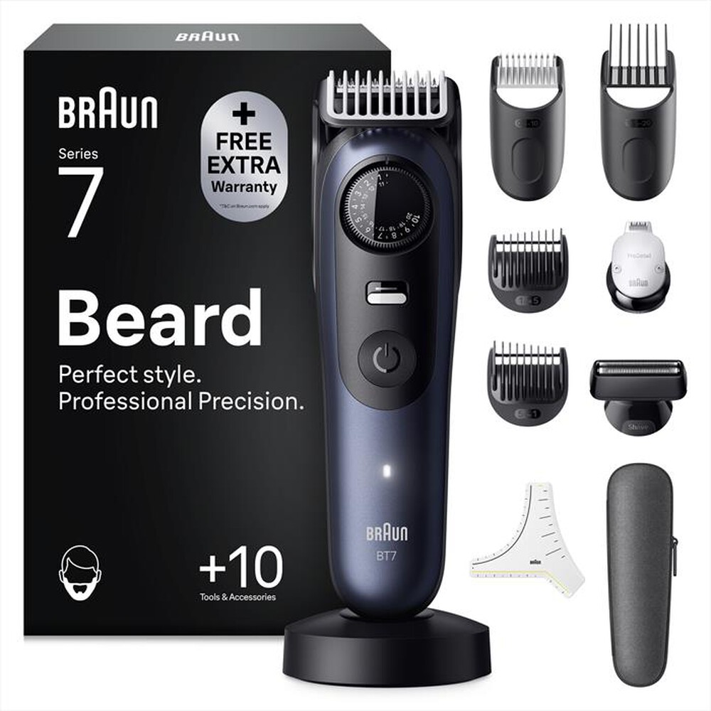 BRAUN - Regolabarba BT 7540-BLU