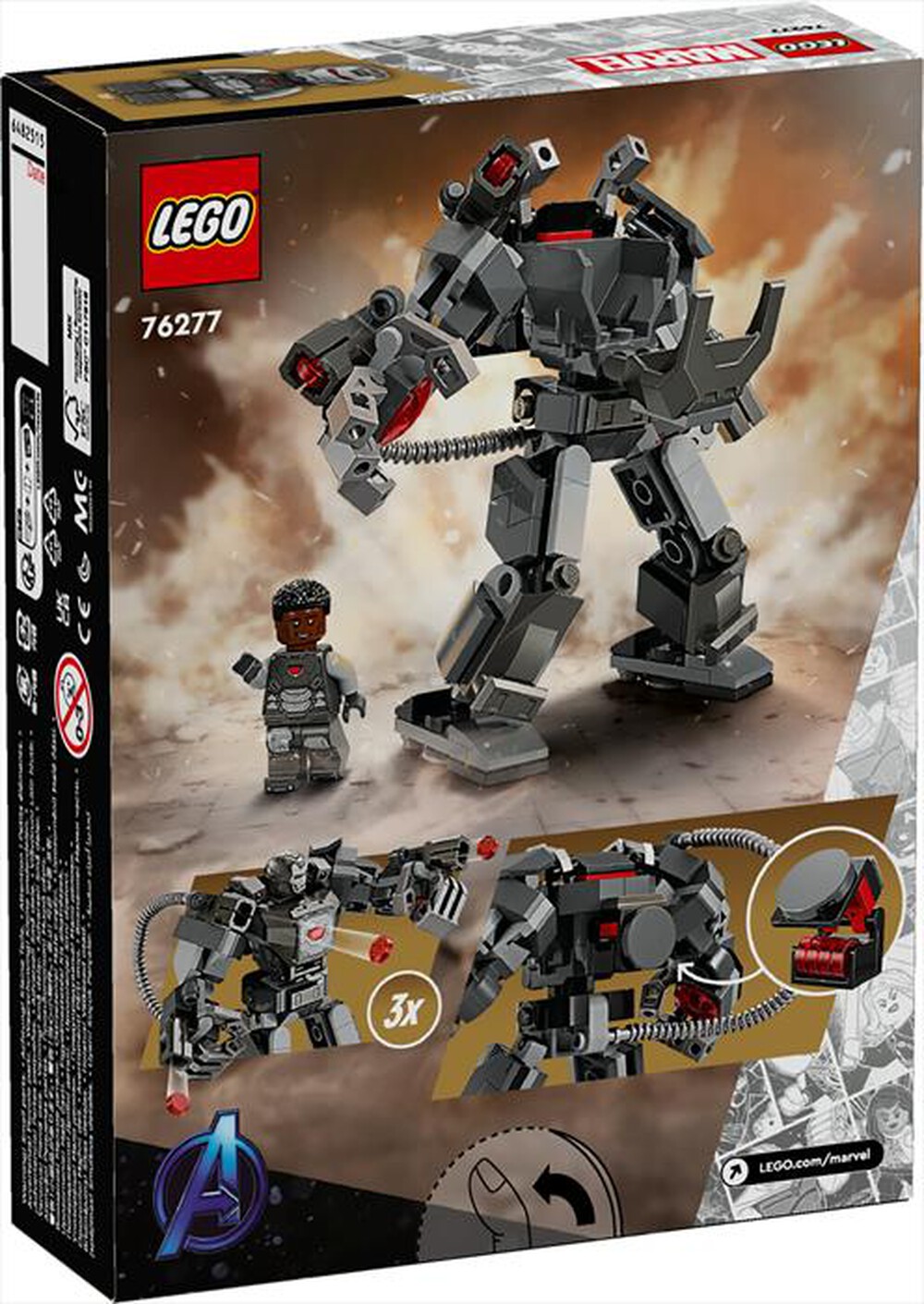 Immagine del prodotto LEGO - SUPER HEROES MARVEL Mech di War Machine 76277