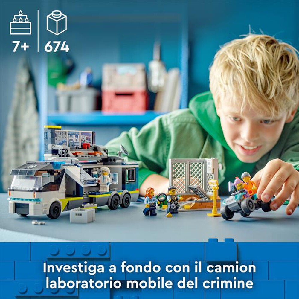 Immagine del prodotto LEGO - CITY POLICE Camion laboratorio della polizia 60418