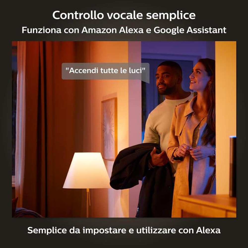Immagine del prodotto PHILIPS - HUE WHITE AND COLOR AMBIANCE 2 X LAMPADINE E27 9W