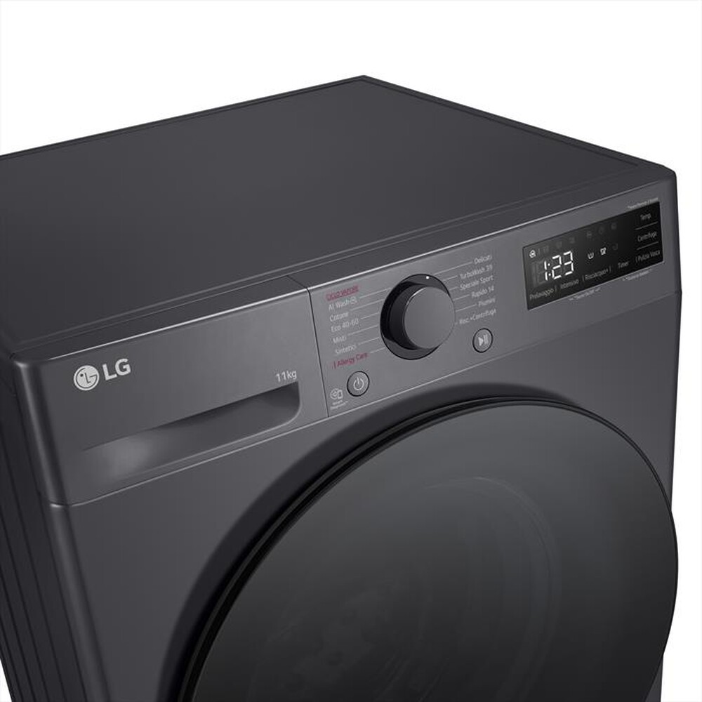 "LG - Lavatrice AI DD R5 F4R5011TSMB 11kg Classe A-Nero"