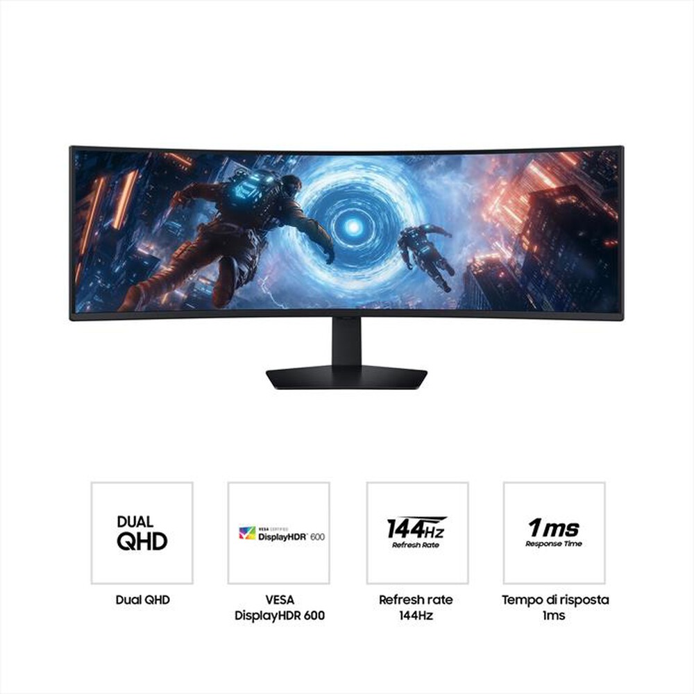 "SAMSUNG - MONITOR GAMING ODYSSEY G9 - G91F DA 49'' DQHD-Black"