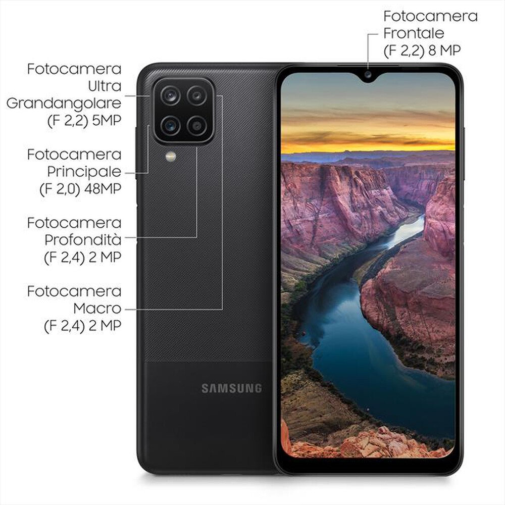 "VODAFONE - SAMSUNG Galaxy A12 64GB-Black"