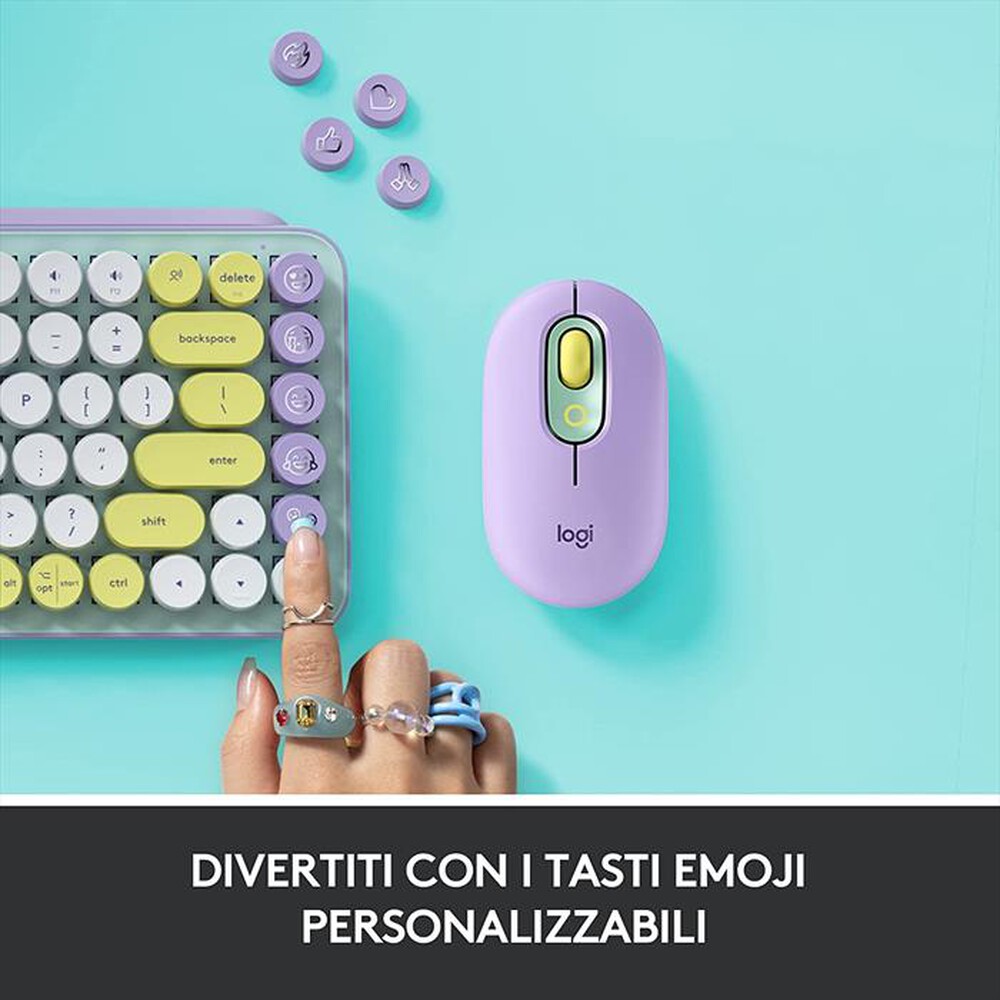 "LOGITECH - POP Keys Tastiera-Daydream"